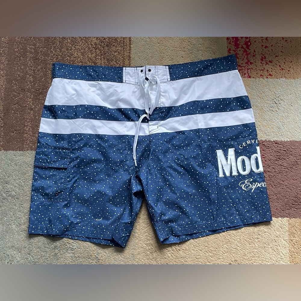 XXLB 2X Big and Tall mens swim trunks shorts modelo cerveza beach vacation wear